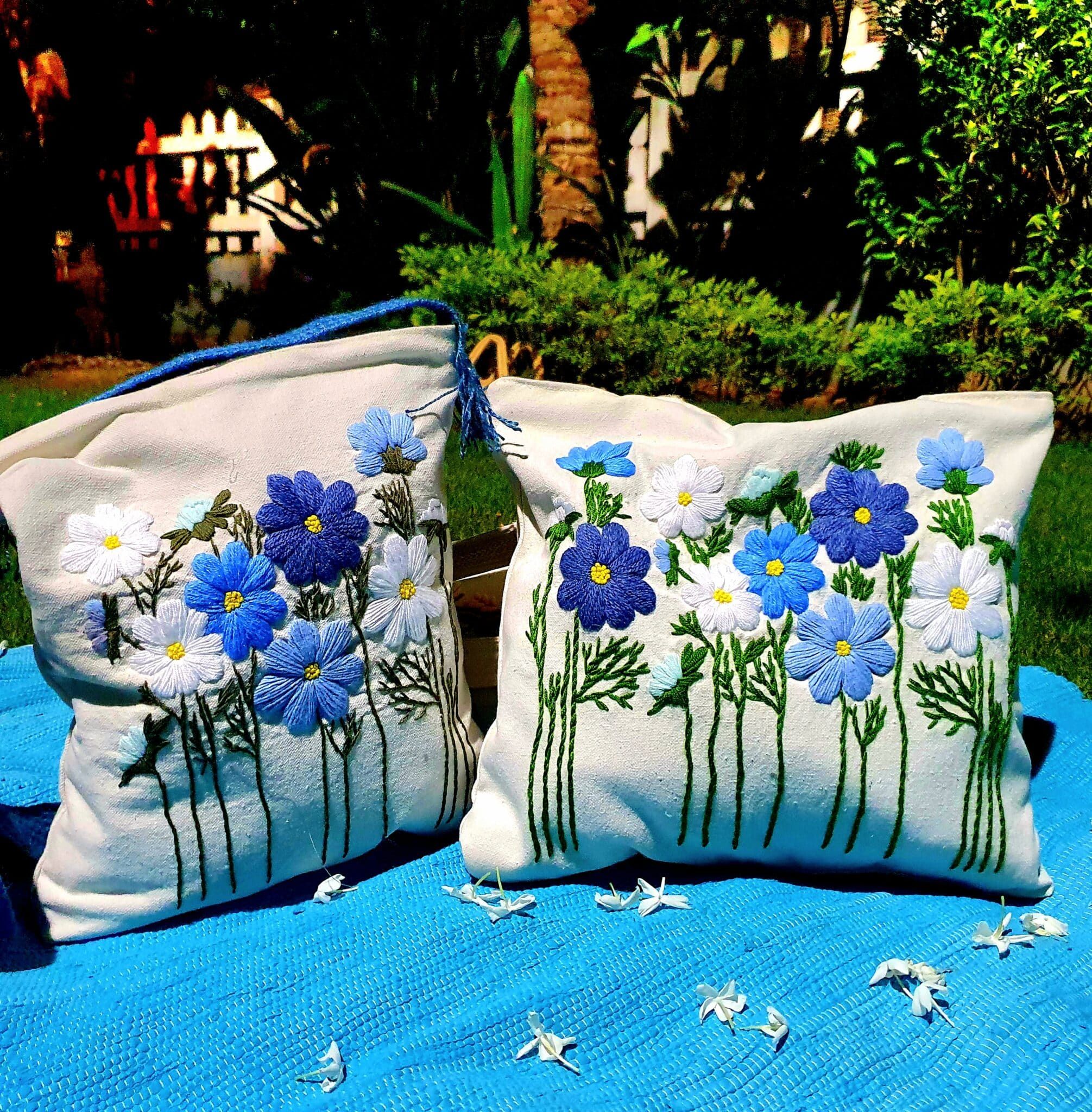 شنطة — Pink & Blue — Bag — Pink & Blue