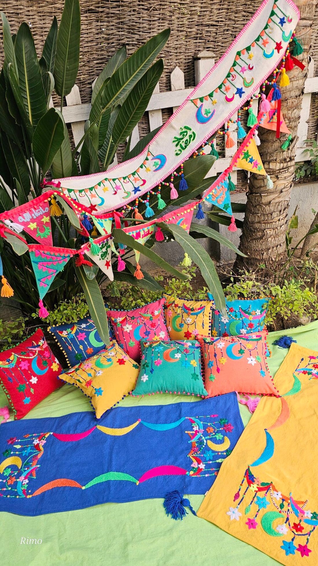 وسادة — Colorful Zenet Ramadan — Cushion — Colorful Zenet Ramadan (1)