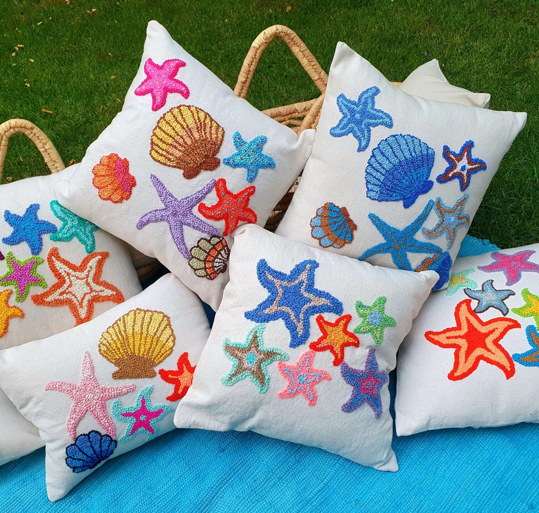 وسادة — Yellow Summer Collection Square — Cushion — Yellow Summer Collection Square (5)