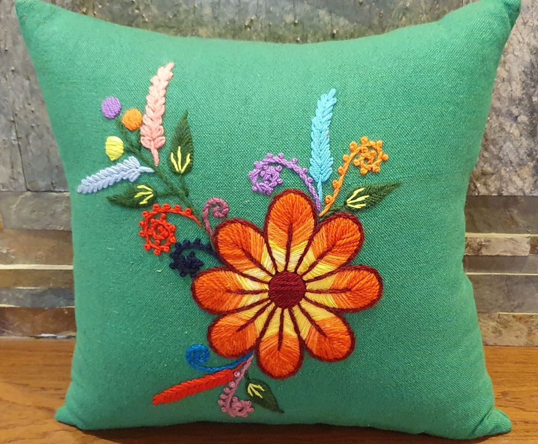 وسادة — 1 Round Flower — Cushion — 1 Round Flower (5)