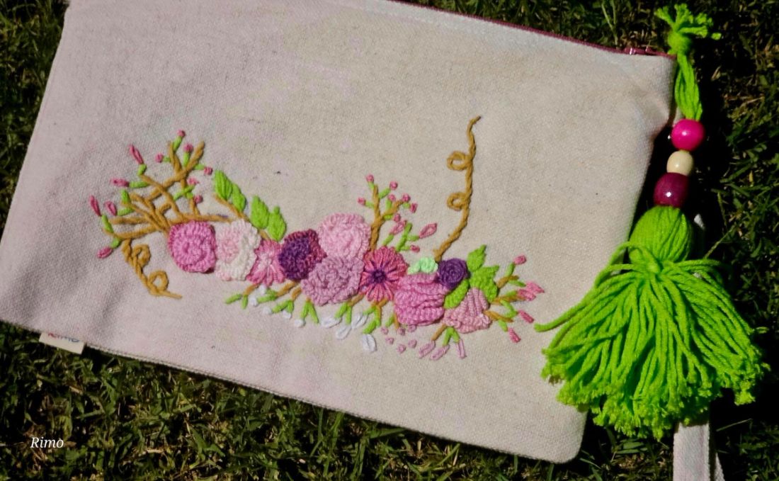 شنطة - ورود 2 — Clutch - Flowery 2 (6)