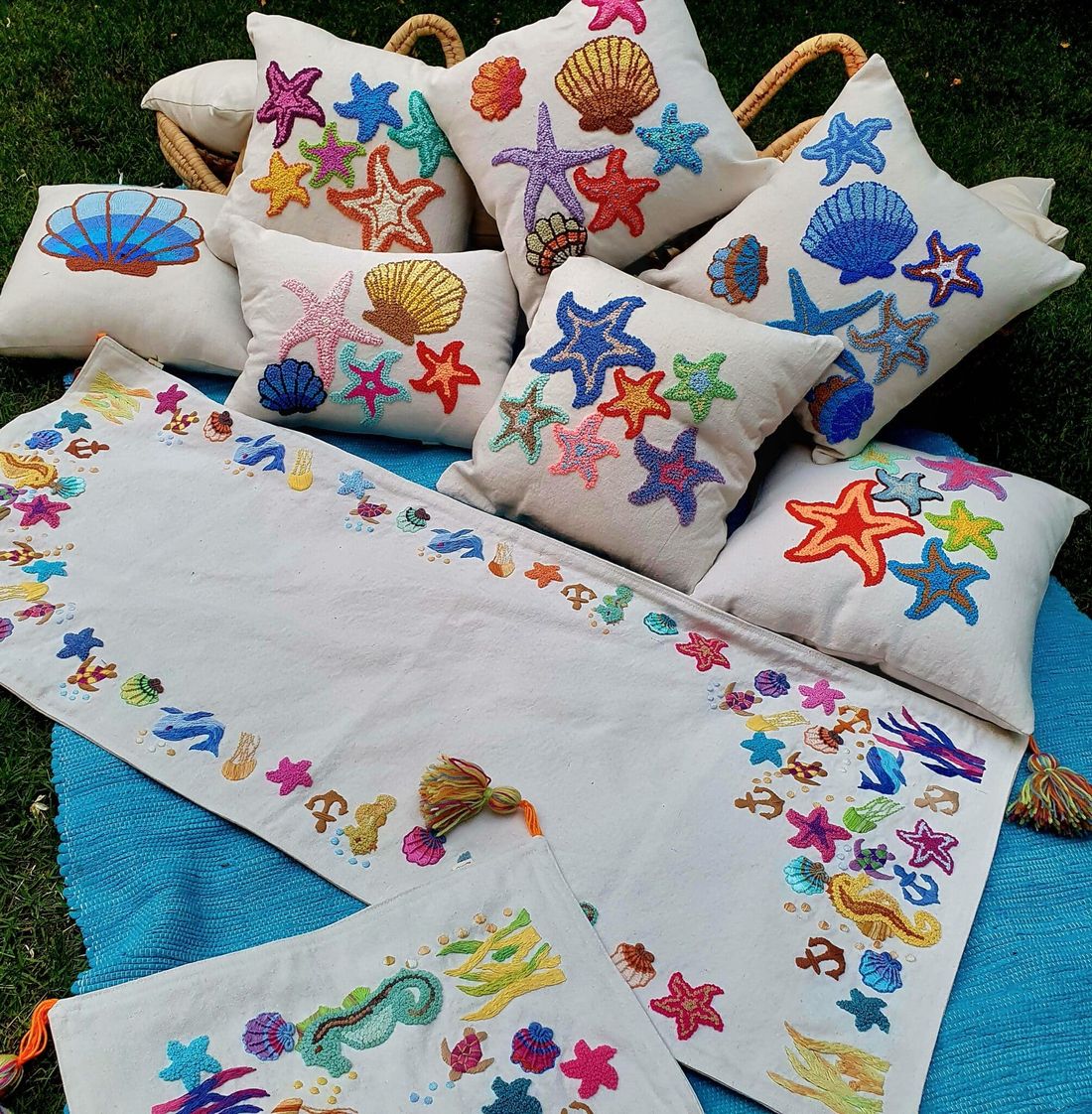 وسادة — Bright Colors Beach Collection — Cushion — Bright Colors Beach Collection (3)