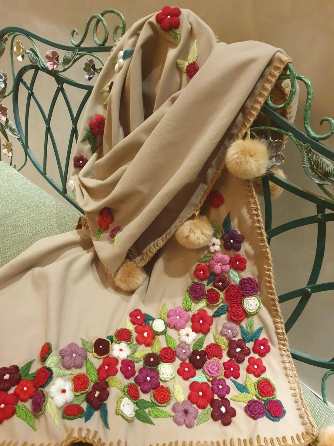 شال — شتوي هافان — Shawl — Winter Havan Garden Design (4)