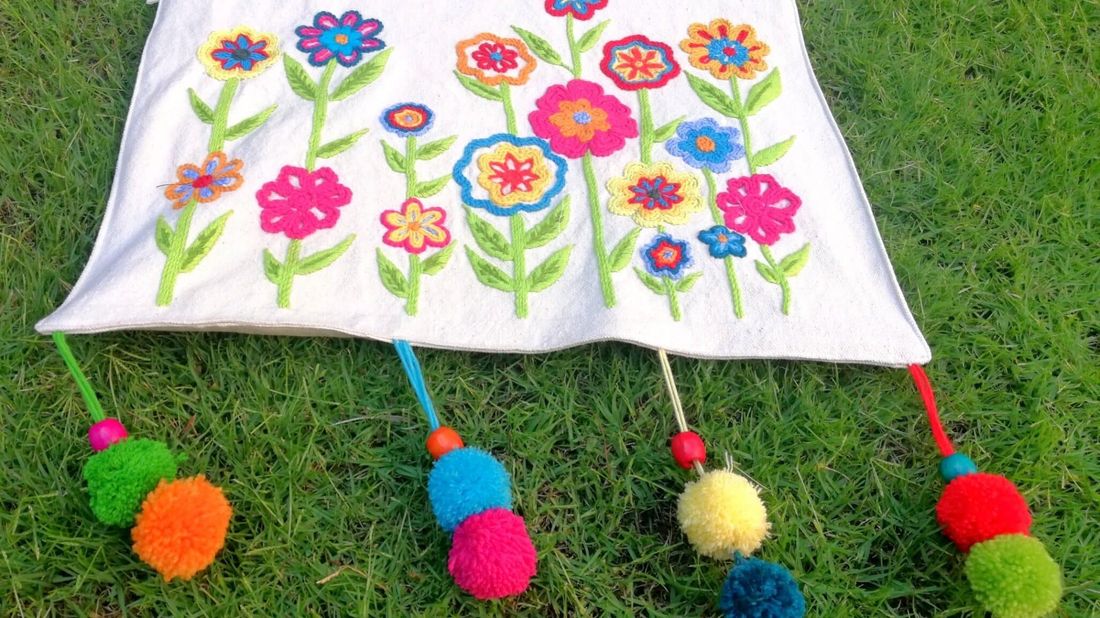 مفرش — Spring Flowers Design — Runner — Spring Flowers Design (3)