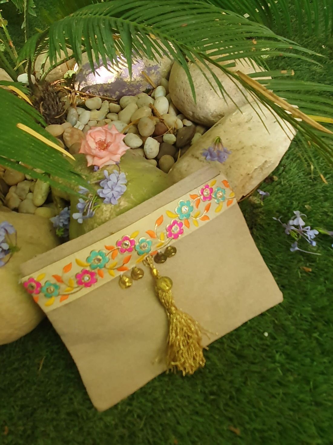 شنطة — أسود ذهبي — Clutch — Golden Black  (6)