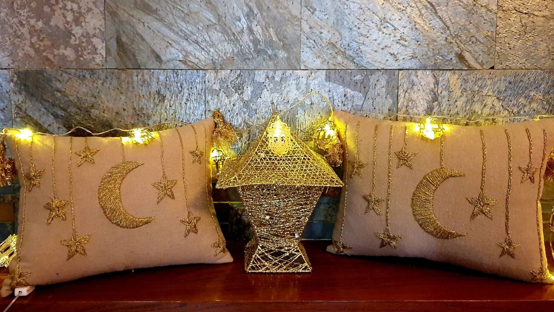 وسادة — Beige Ramadan Stars — Cushion — Beige Ramadan Stars (5)