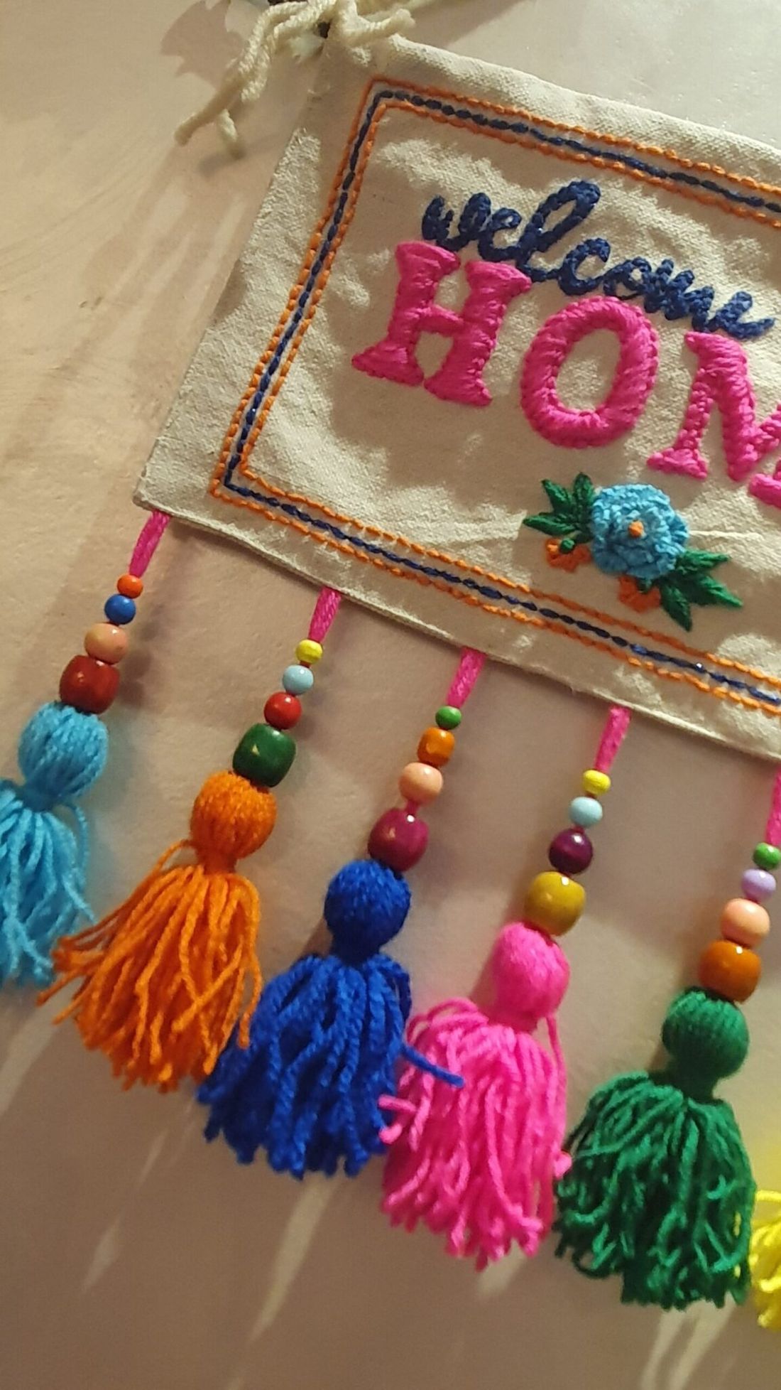 Colorful Hanging Welcome Home — Colorful Hanging Welcome Home (3)