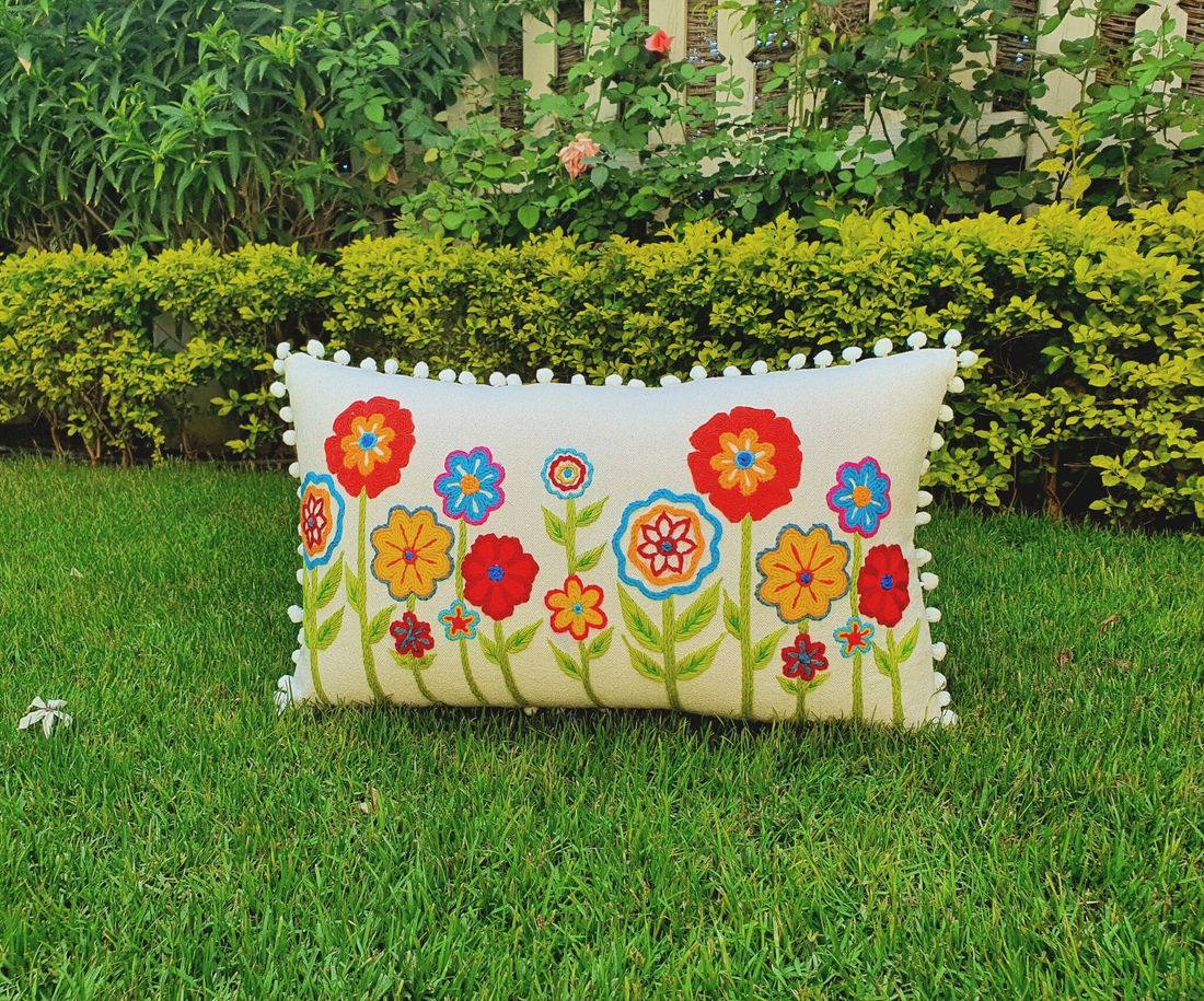 وسادة — Spring Flowers Design — Cushion — Spring Flowers Design (4)