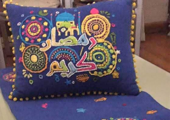 معلّقة — Blue Ramadan Kareem Mandala — Wall Hanging — Blue Ramadan Kareem Mandala