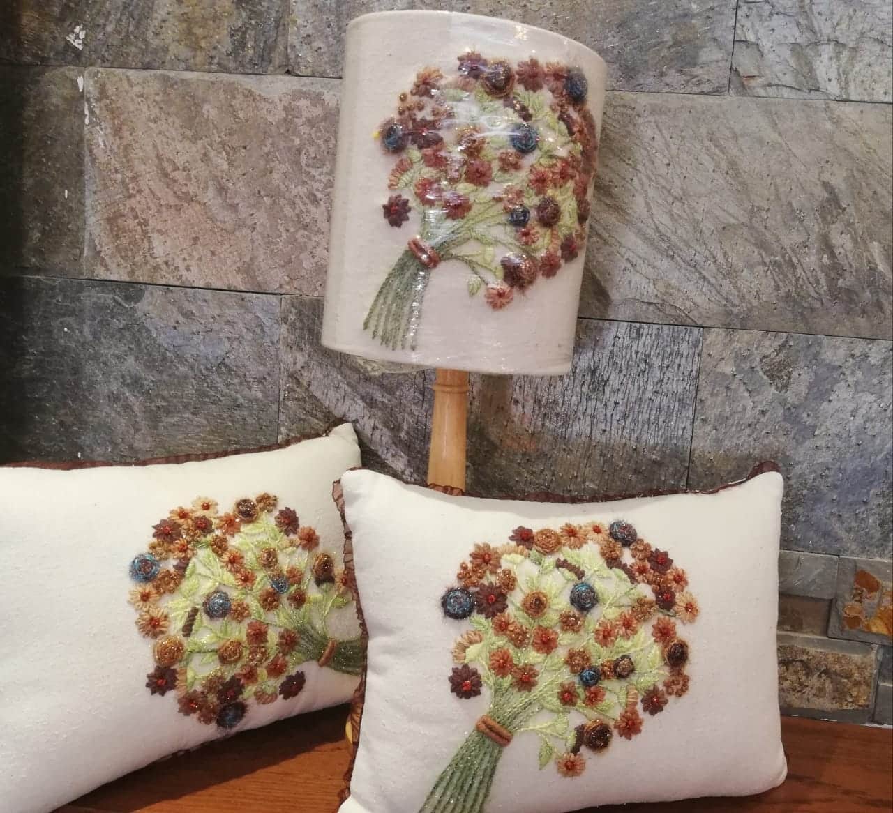 أباجورة — بوكيه نحاسي — Side Lamp — Copper Bouquet