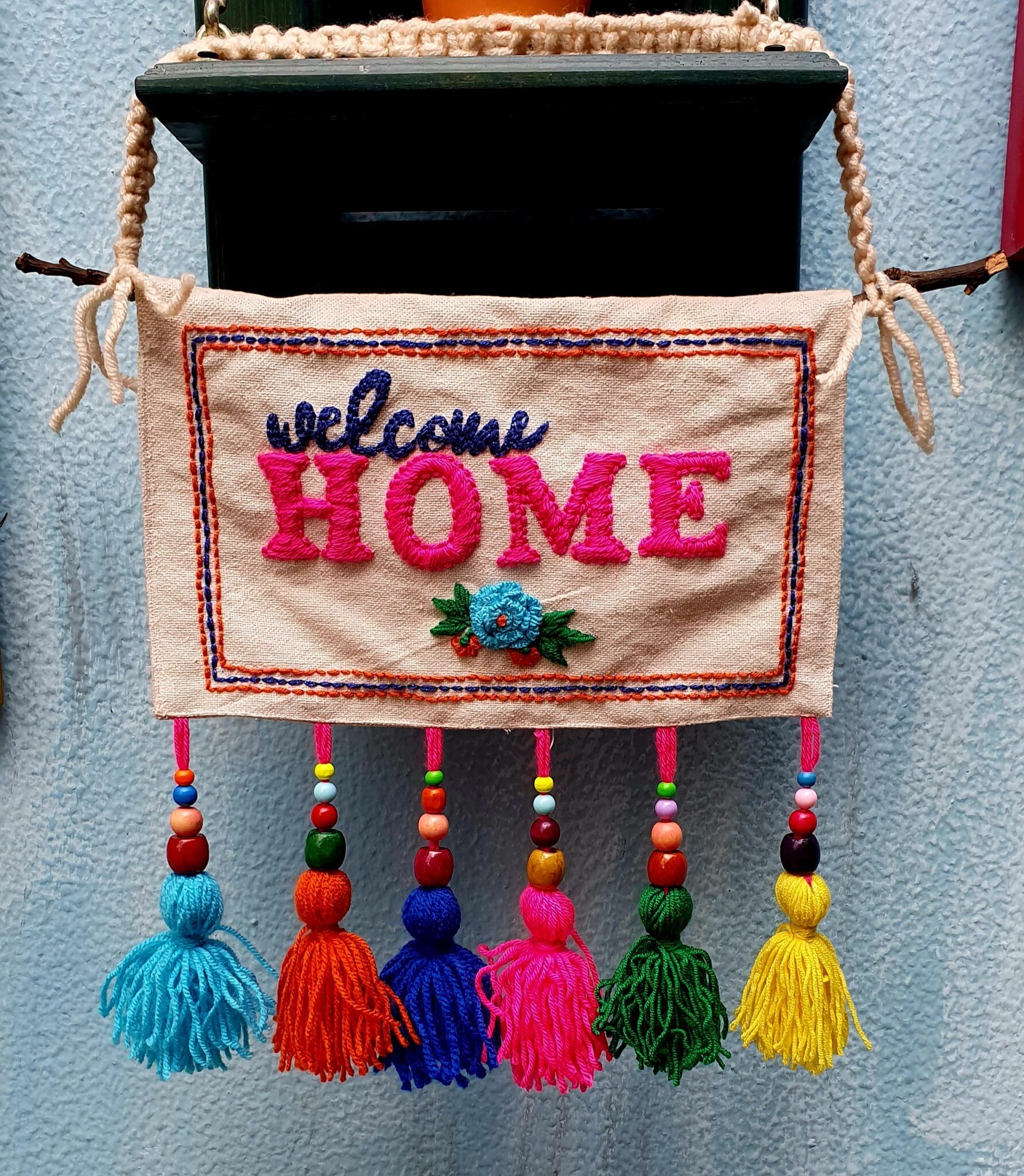 Colorful Hanging Welcome Home — Colorful Hanging Welcome Home