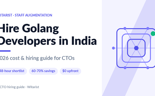 Hire Golang developers in India — Witarist 2026 CTO cost guide