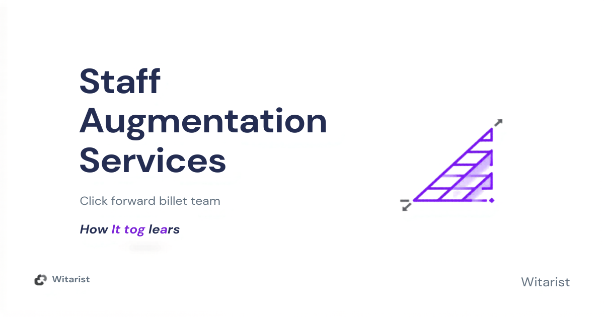 Staff augmentation services hero — pre-vetted Witarist developers plug into client engineering teams in 48 hours