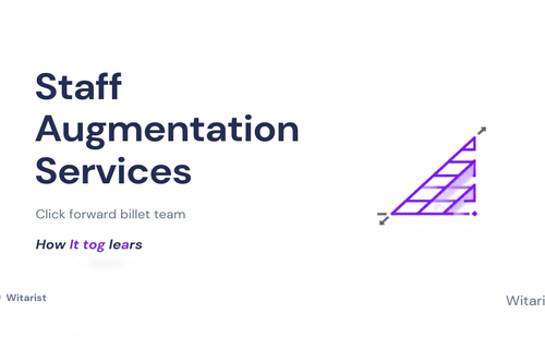 Staff augmentation services hero — pre-vetted Witarist developers plug into client engineering teams in 48 hours