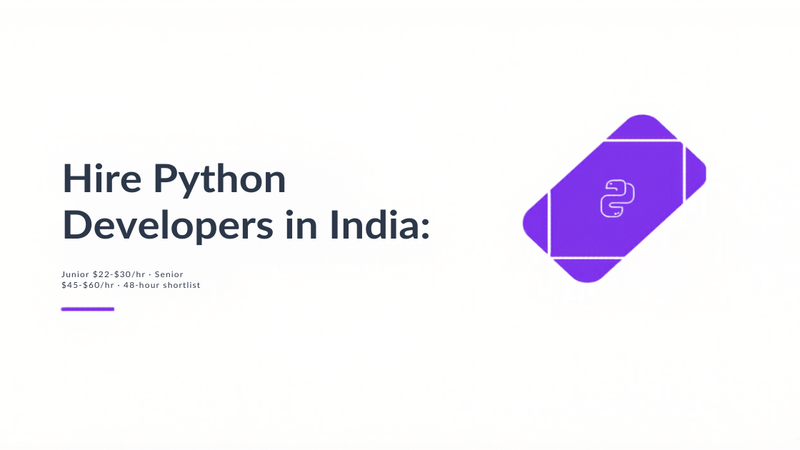 Hire Python Developers in India: 2026 CTO Rate Card — Witarist hiring guide