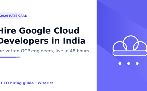 Hire Google Cloud developers in India 2026 cost guide by Witarist