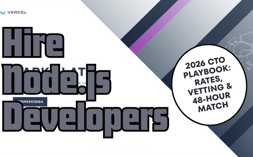Hire Node.js Developers — 2026 CTO Playbook with rates, vetting matrix, and 48-hour hiring timeline by Witarist