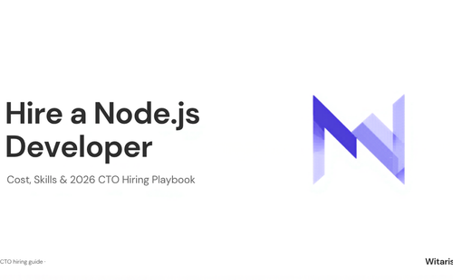 Hire a Node.js Developer — 2026 CTO rate card and hiring playbook by Witarist