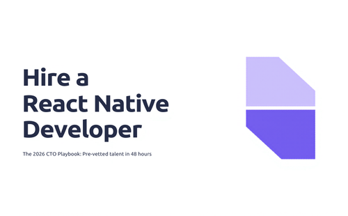 Hire a React Native developer in 2026 — Witarist CTO playbook hero