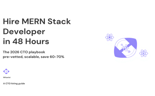 Witarist hero — Hire MERN stack developer in 48 hours, 2026 CTO playbook
