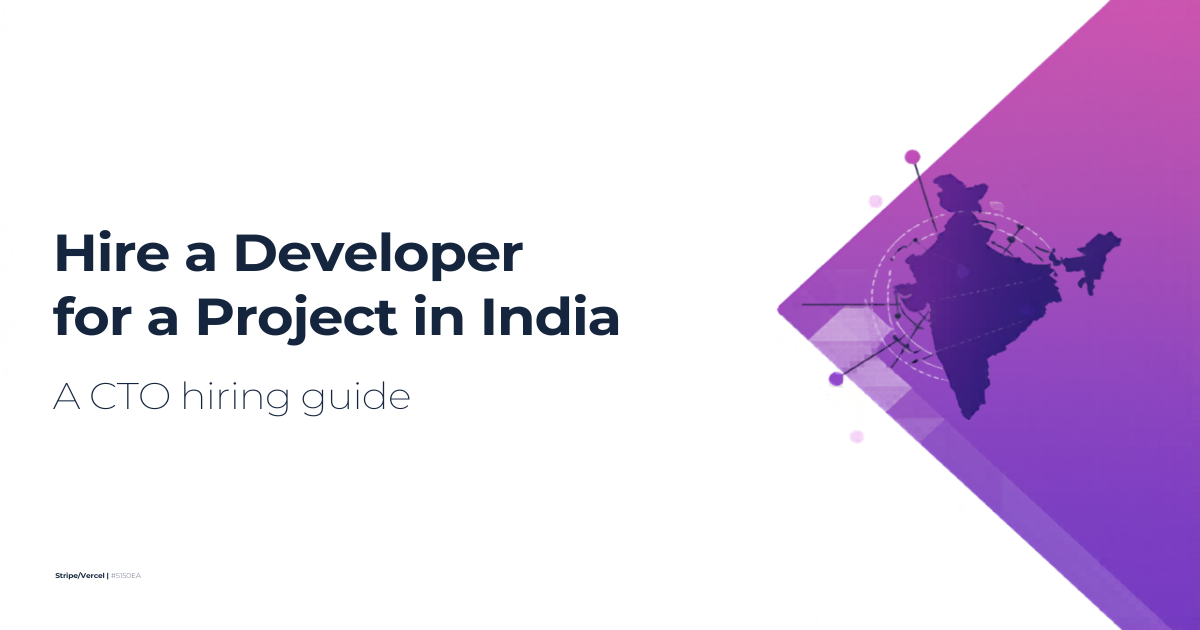 Hire a developer for a project in India - Witarist 2026 CTO playbook hero