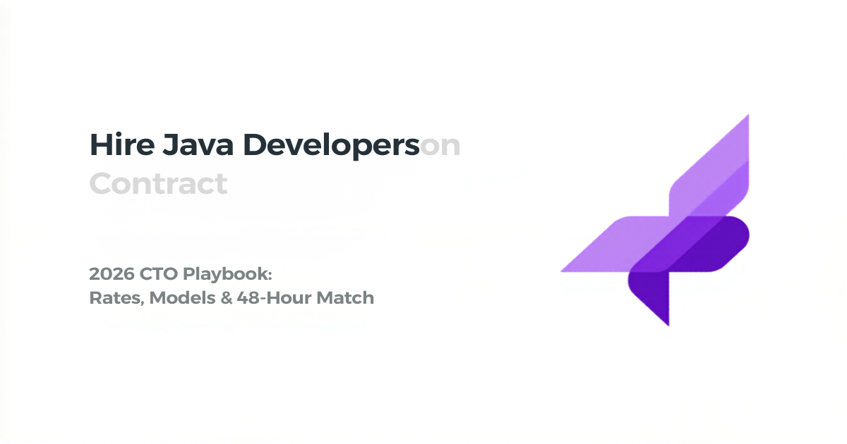 Hire Java Developers on Contract — 2026 CTO hiring guide with rate cards and hiring model comparison by Witarist