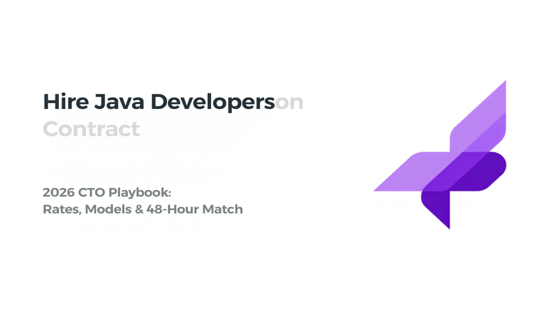 Hire Java Developers on Contract — 2026 CTO hiring guide with rate cards and hiring model comparison by Witarist