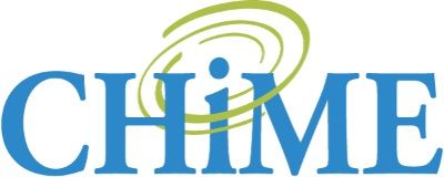 Chime logo blue and green