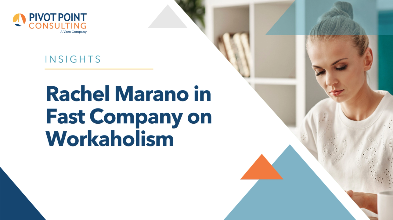 Rachel Marano in Fast Company on Workaholism blog post