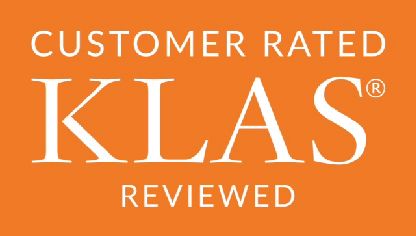Customer Rated KLAS logo orange small