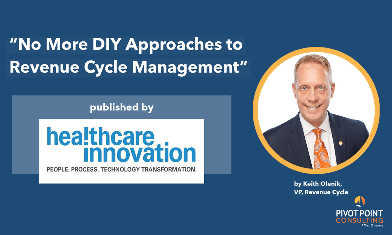 Healthcare Innovation Publishes Keith Olenik
