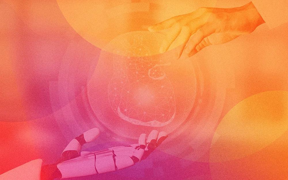 Decorative image of AI in healthcare