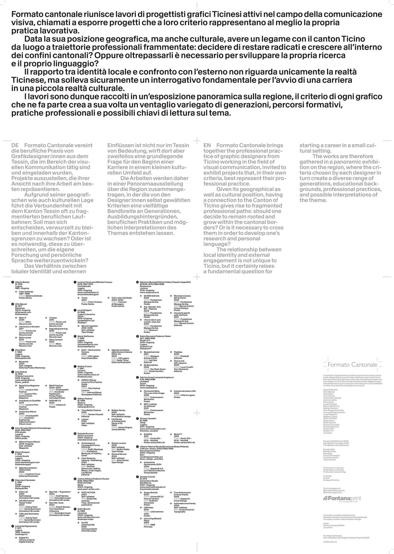 Formato Cantonale A1 Poster image