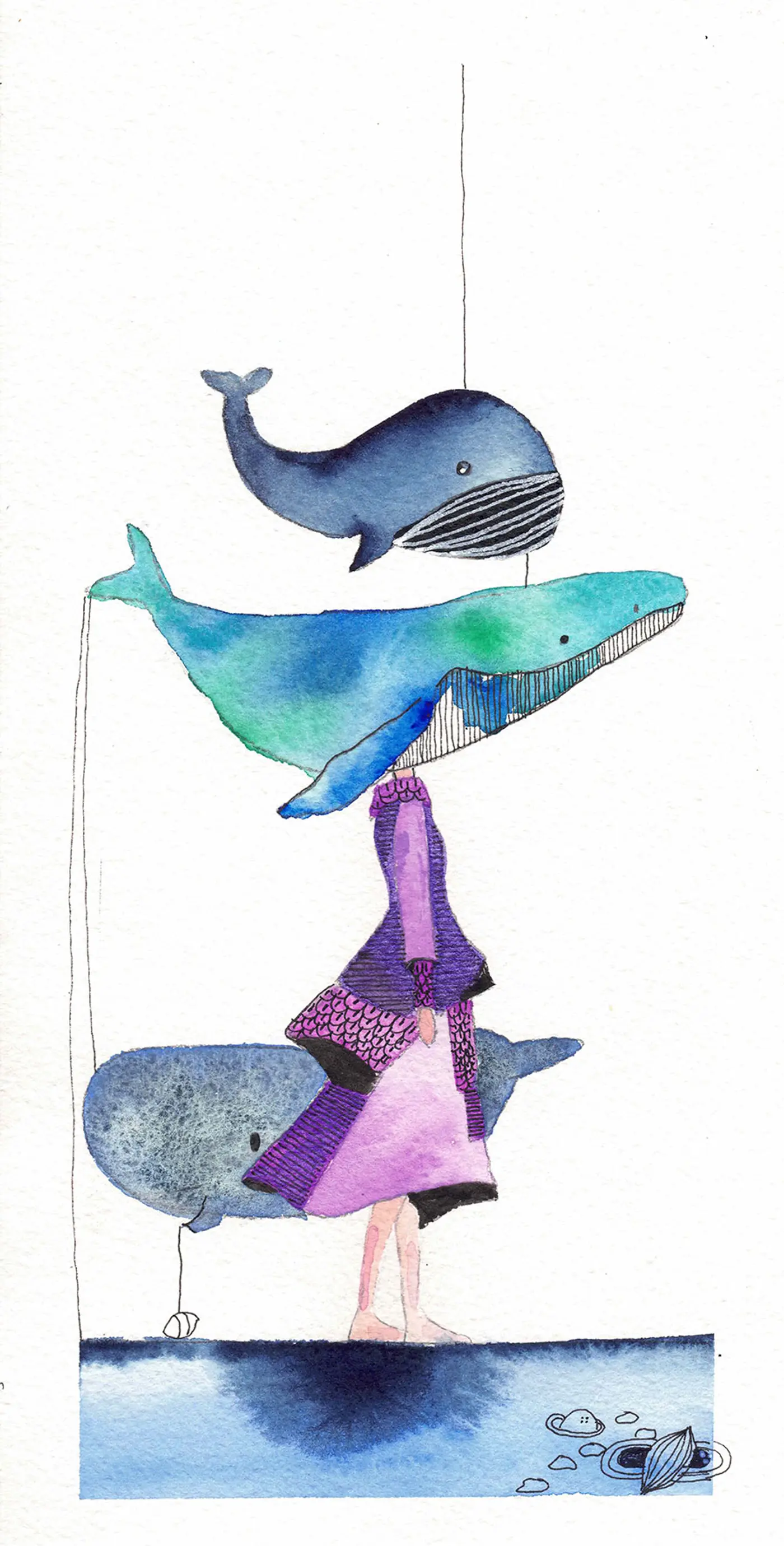 Femme à tête de baleine