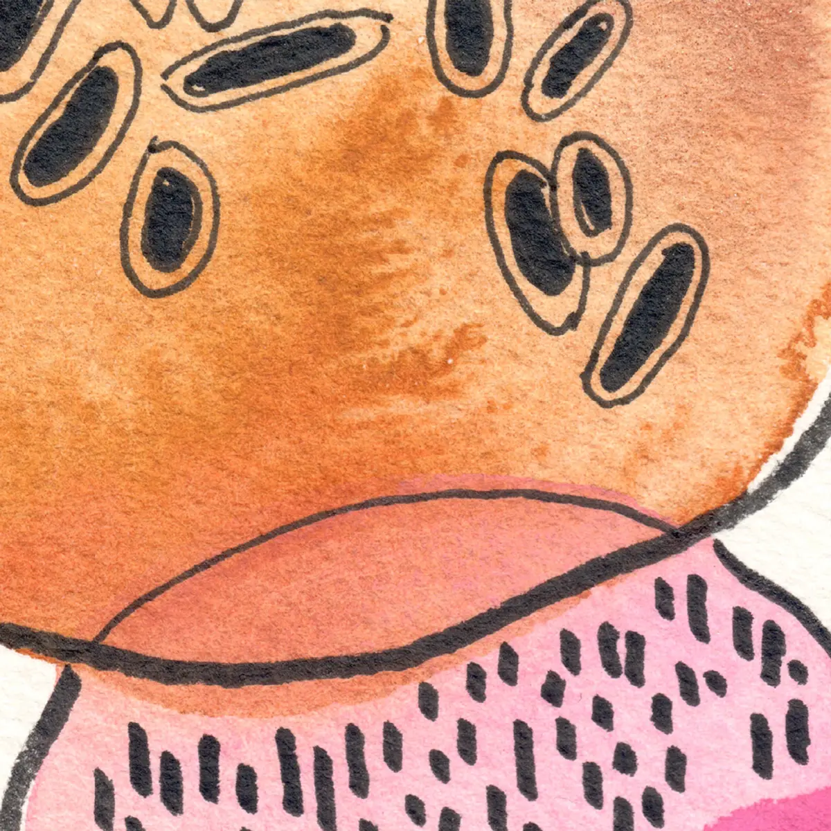 Personnage errant dans la ville — détail 4