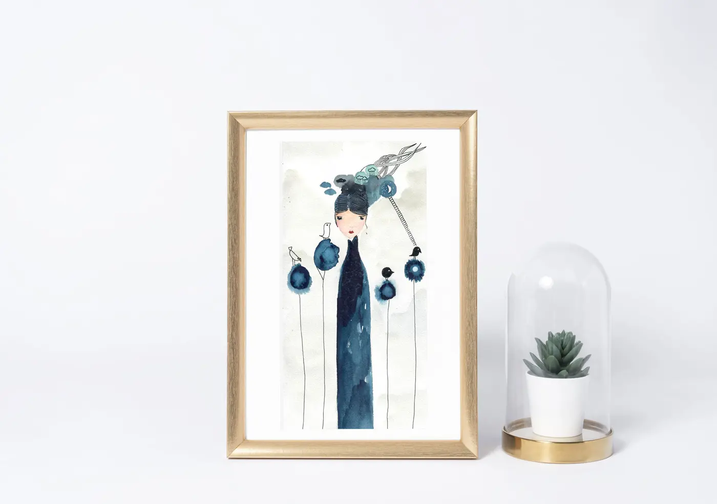 Femme dans les nuages #1 — Mise en situation