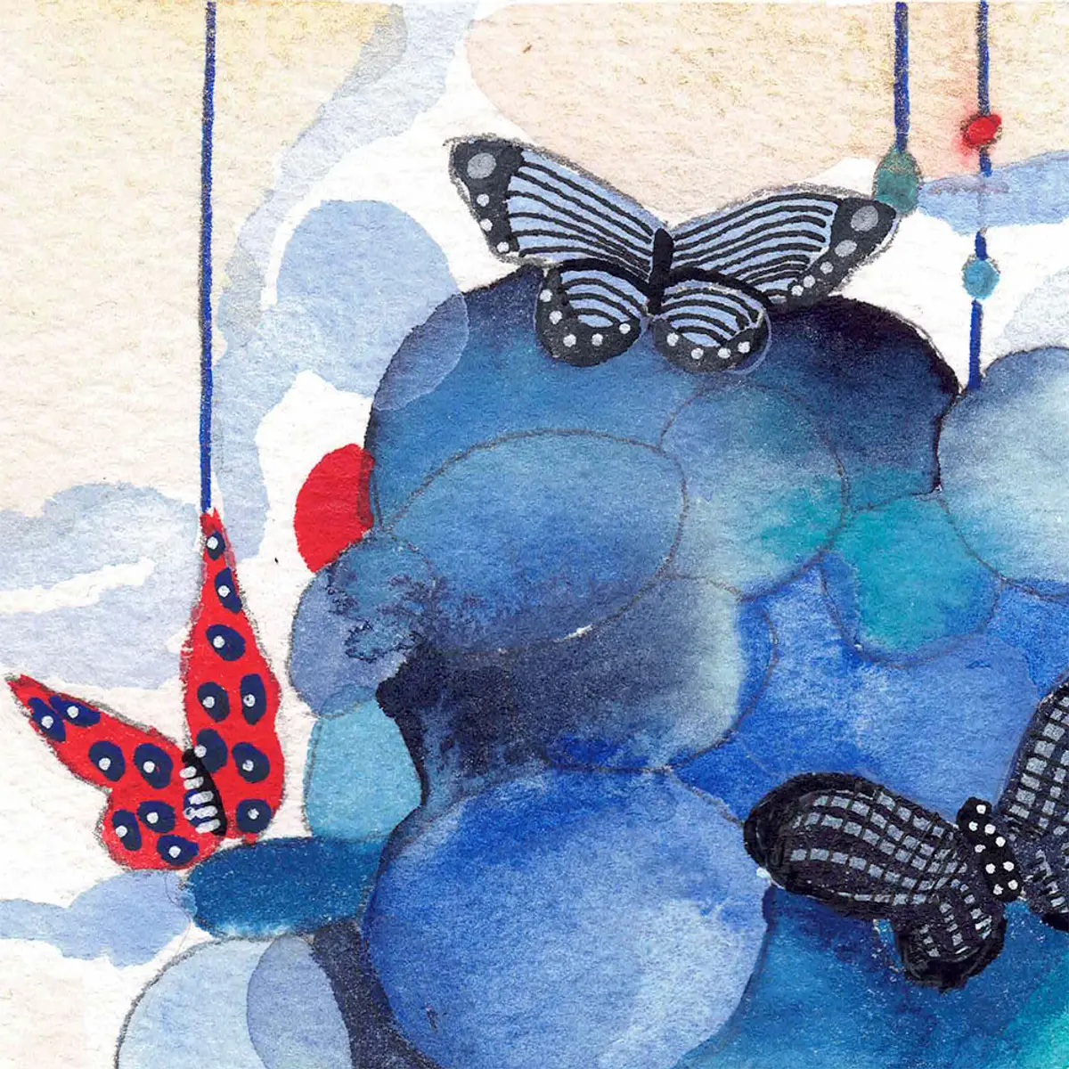 Femme papillon — détail 5