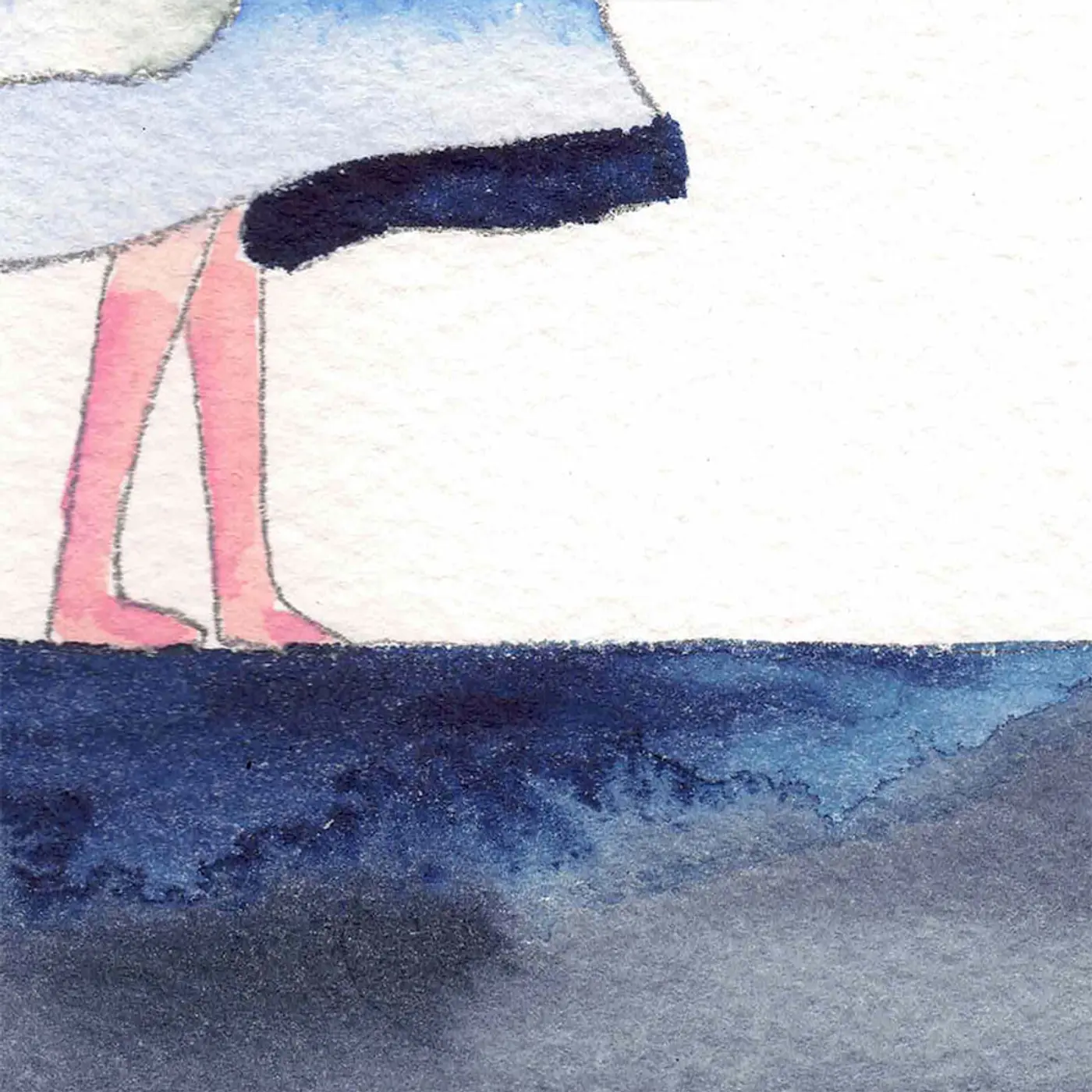 Femme dans les nuages #2 — Matière