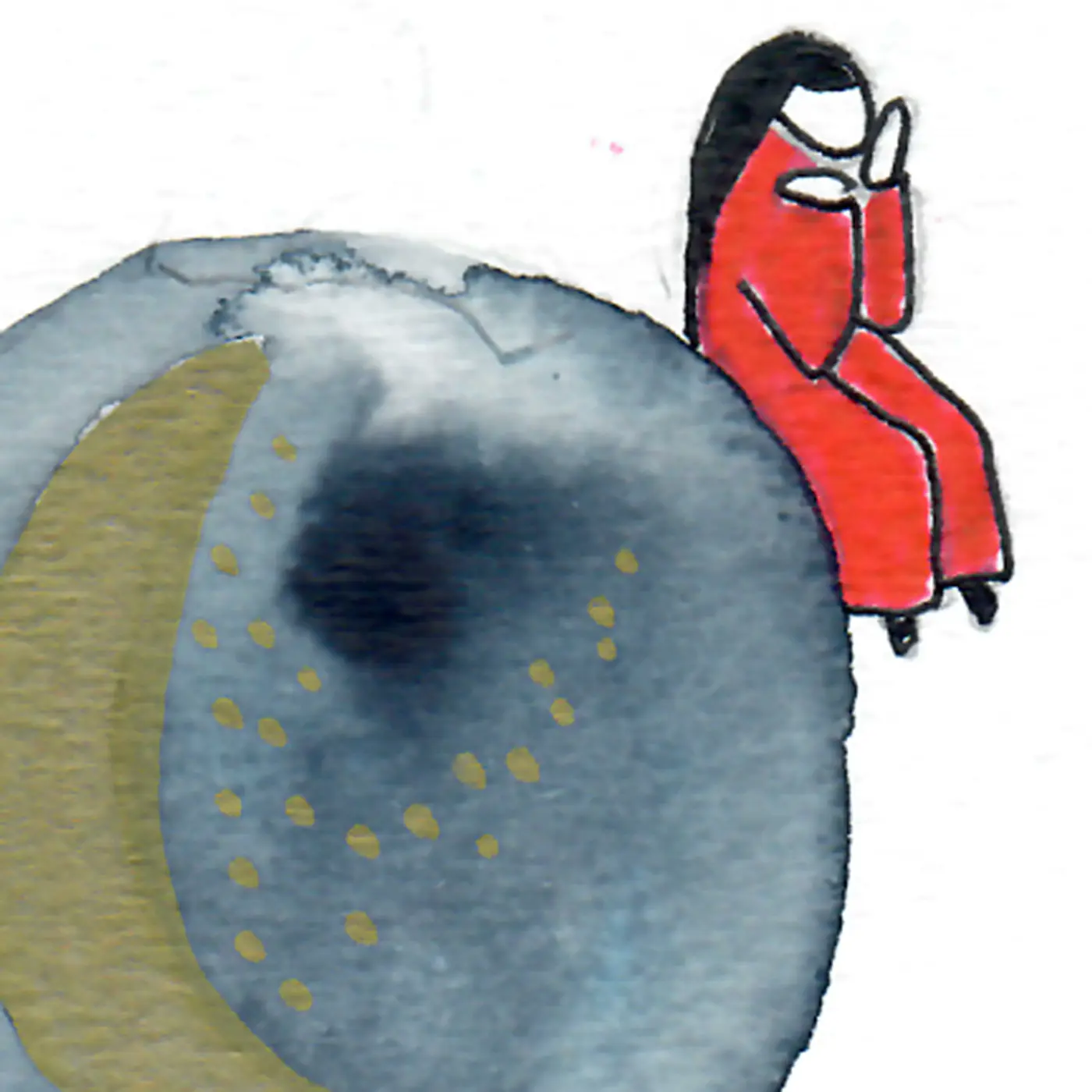 Femme dans la Lune #1 — Matière