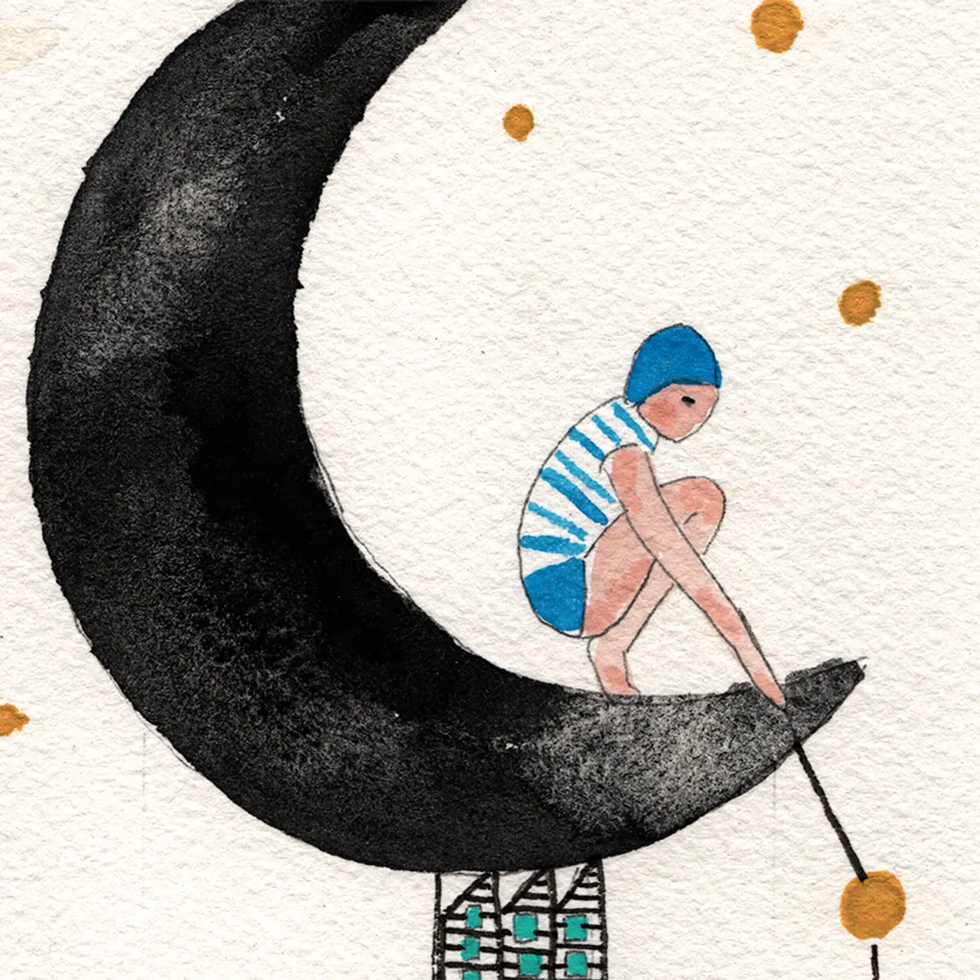 Femme dans la Lune #3 — Matière