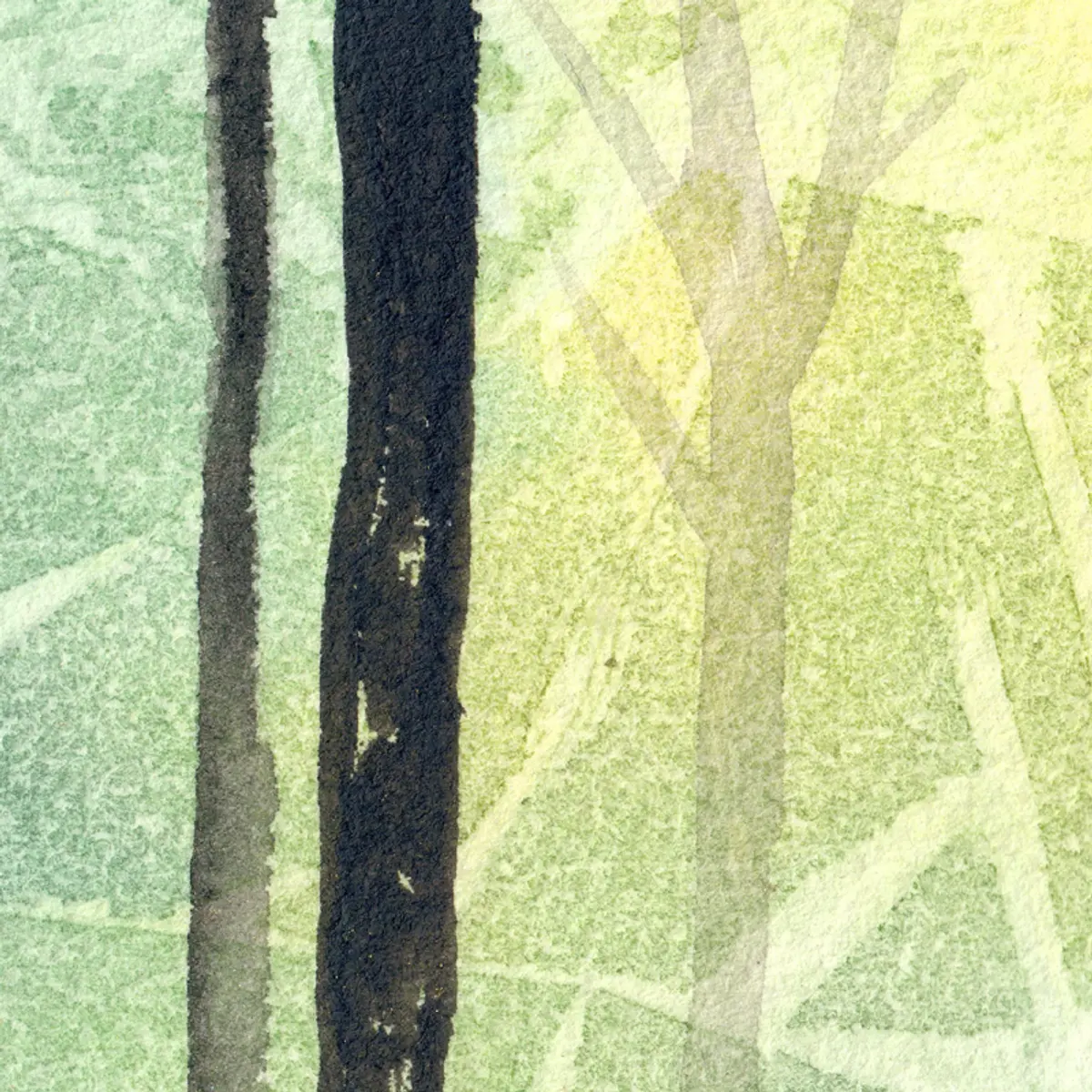 Forêt lumineuse verte — détail 4