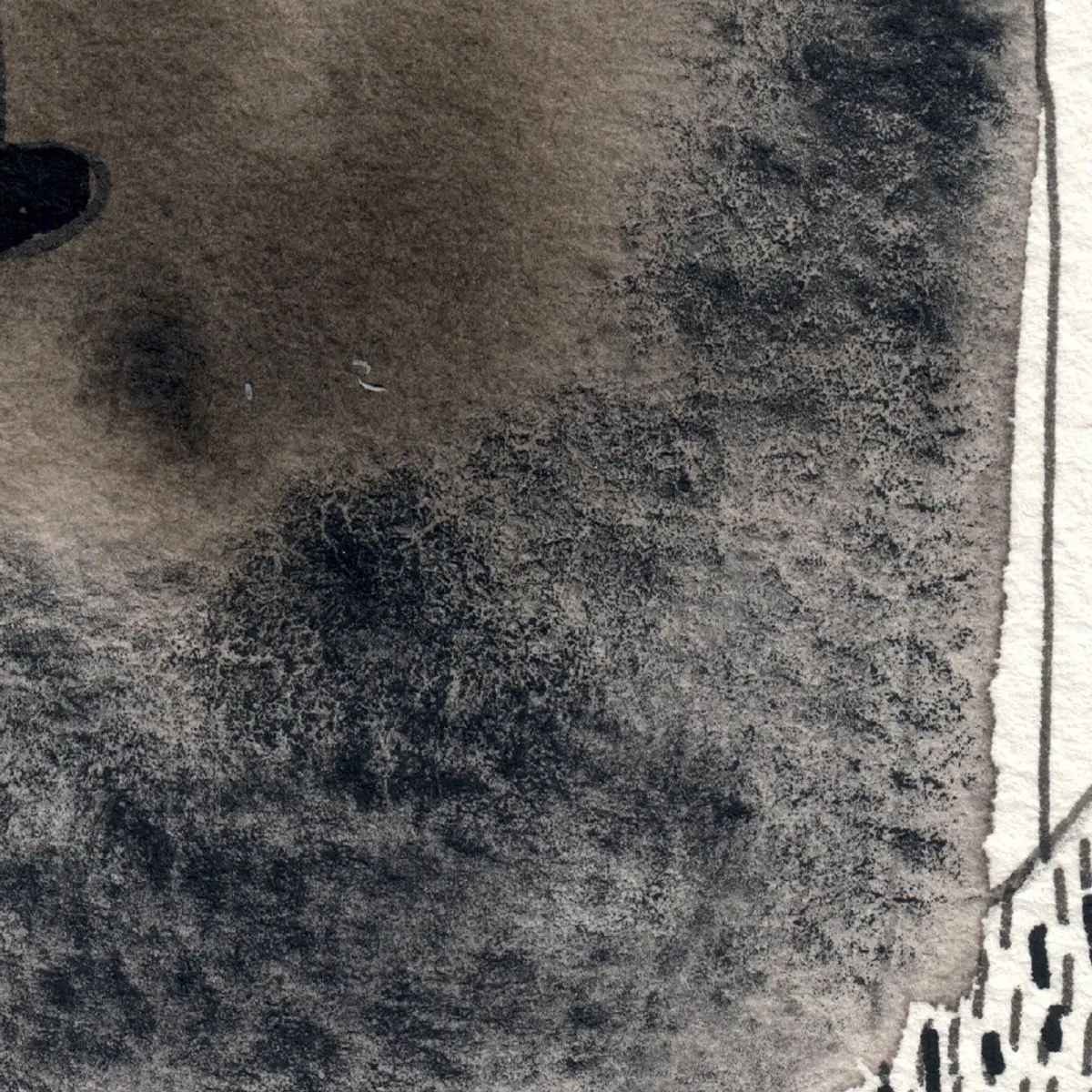 Arbre caillou bâillant aux corneilles — détail 2