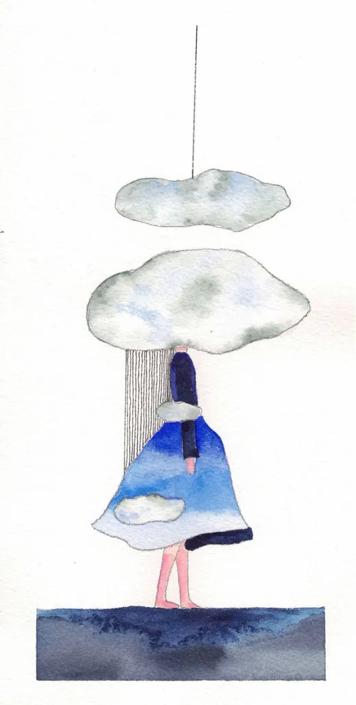 Femme dans les nuages #2
