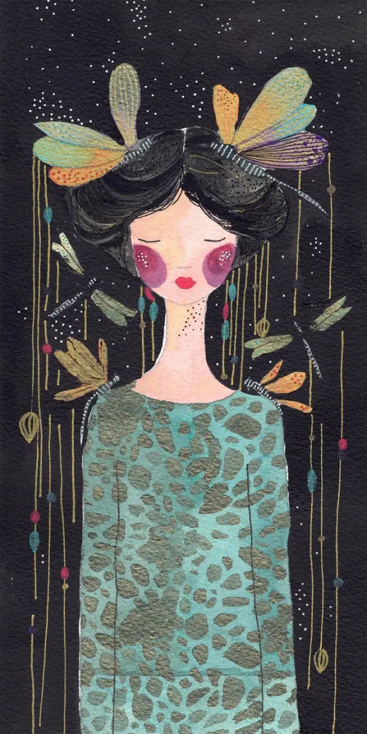 Femme Libellule
