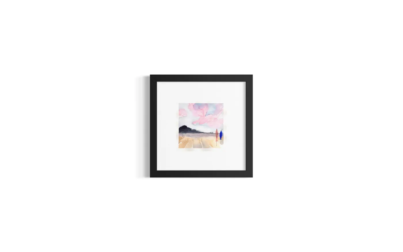Les parasols fermés — Mise en situation