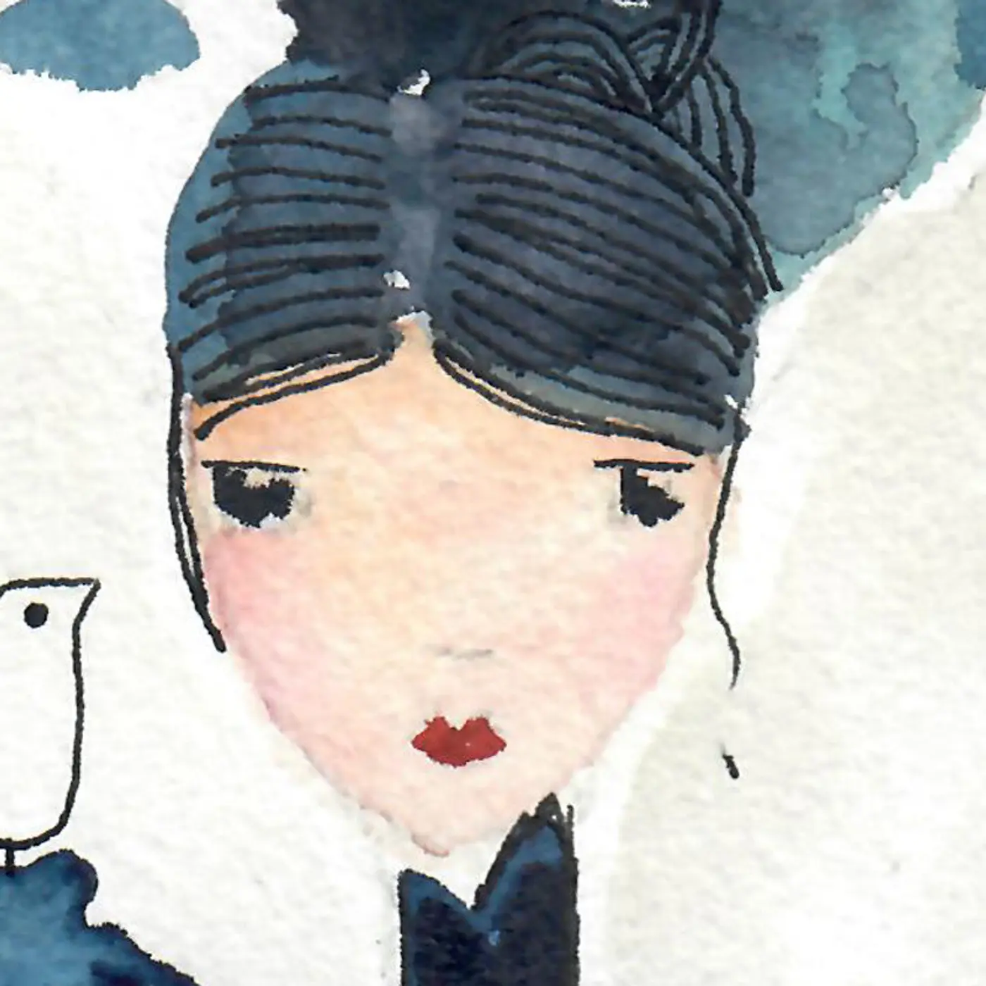 Femme dans les nuages #1 — Matière