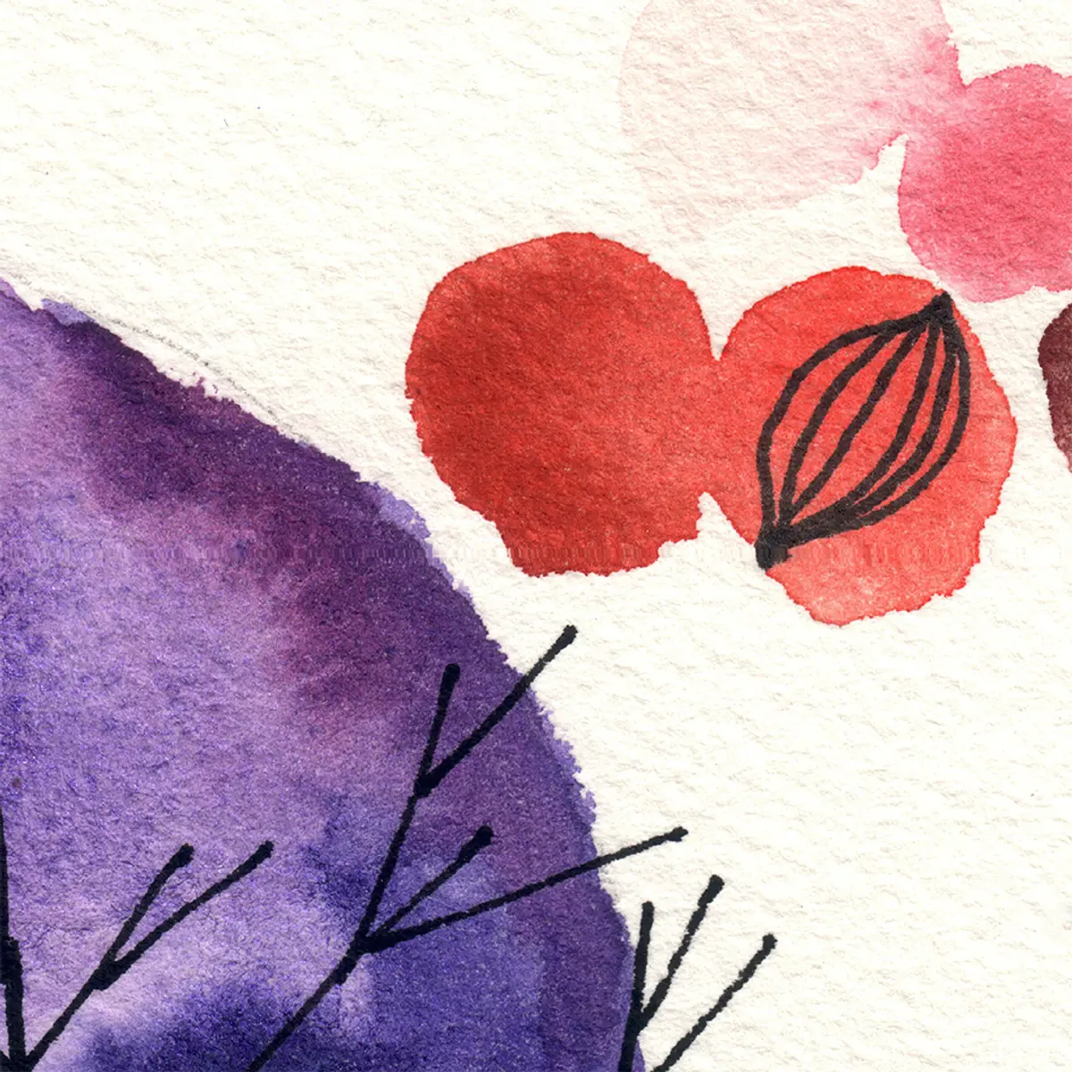 Arbre caillou bâillant aux corneilles — détail 4