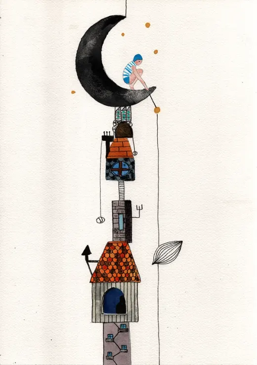 Femme dans la Lune #3