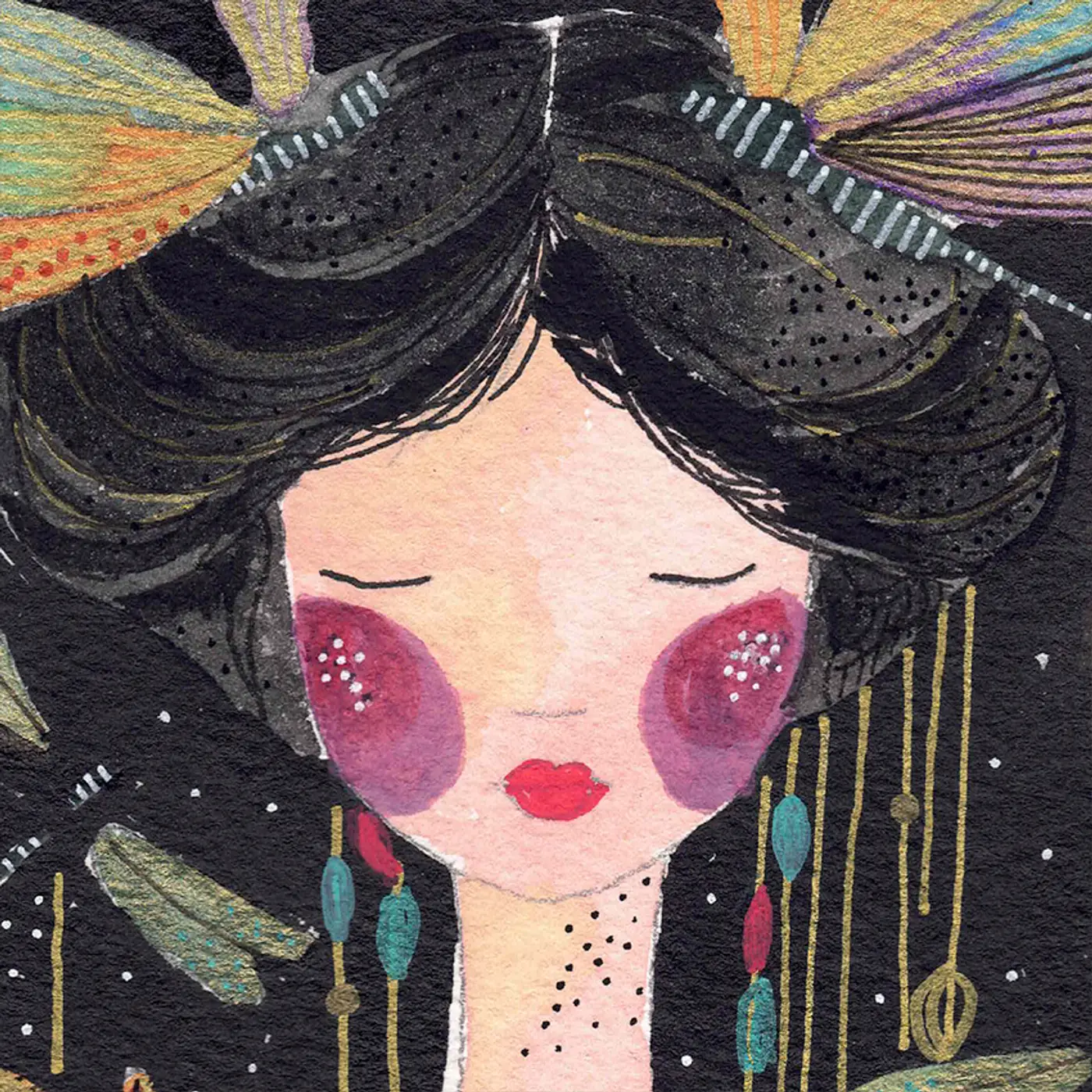 Femme Libellule — vue 2