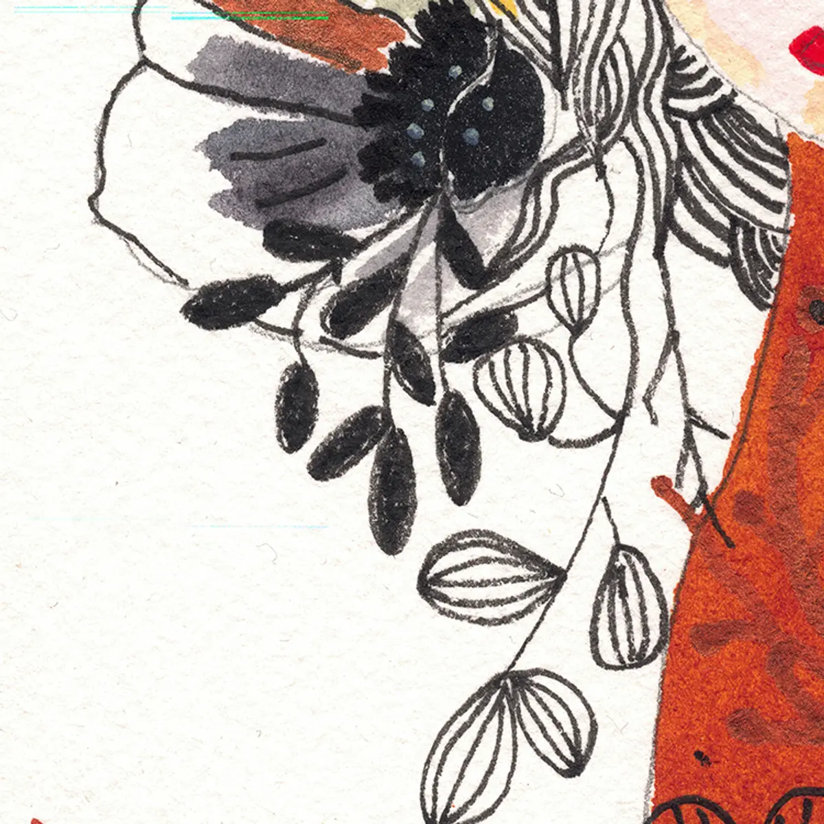 Femme de l'automne — détail 3